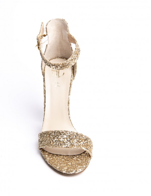 Sandalo glitter oro